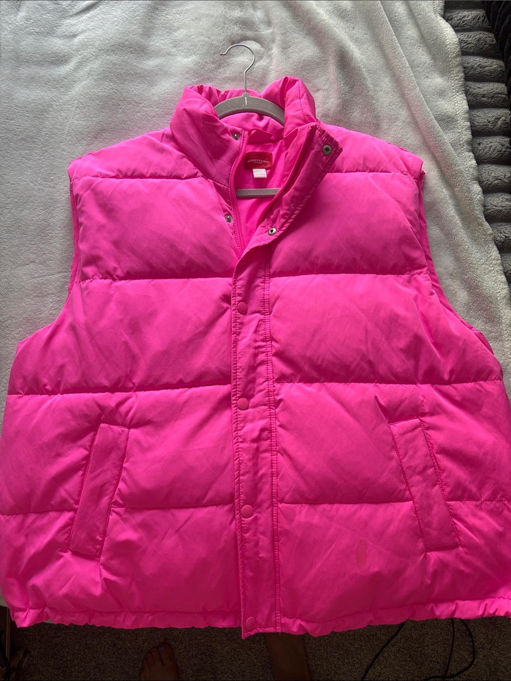 Wondershop Bright Fuchsia Puffer Vest